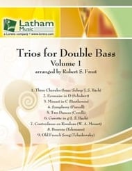 TRIOS FOR DOUBLE BASS #1 cover Thumbnail